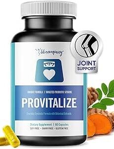 BB Company Provitalize – Probiotics for Women’s Digestive Health, Menopause & Joint Support (60 Capsules)(Bundle of 10 Products)